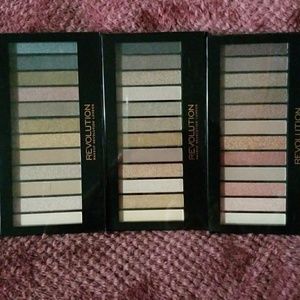 Makeup Revolution eyeshadow palettes